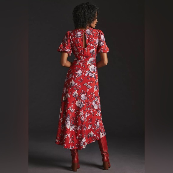 Anthropologie Maeve Puff-Sleeve Dress - Picture 3 of 16
